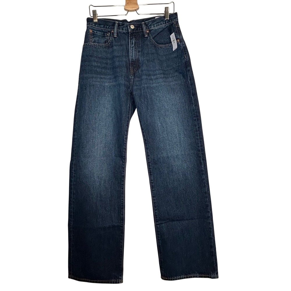 Gap 90s Loose Jeans Mens 29x32 Dark Wash Baggy Straight 5 Pocket NWT - Picture 2 of 14